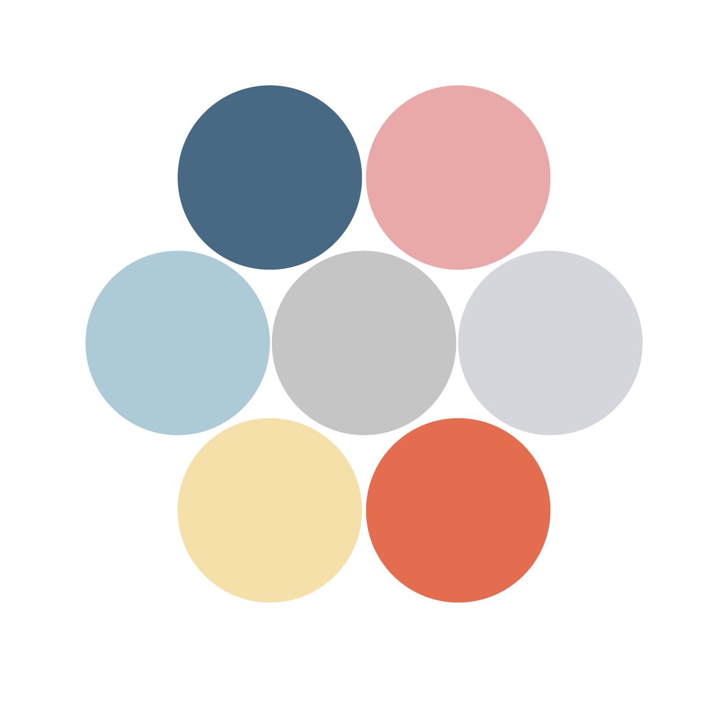 main color palette of c4choco